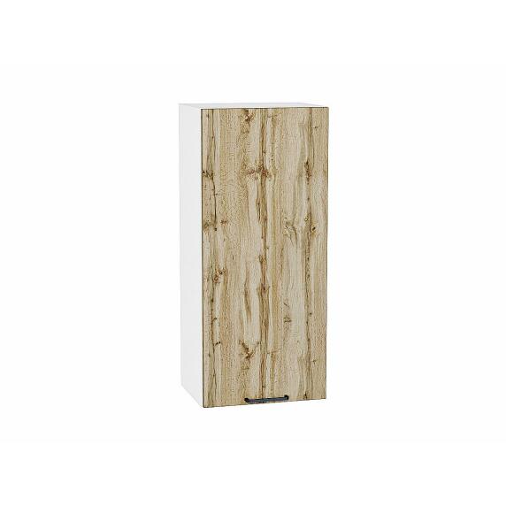 Шкаф верхний с 1-ой дверцей Флэт Wotan Oak 2S/Белый 920*400*318