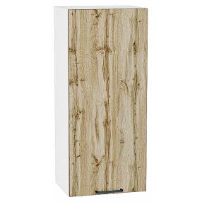 Шкаф верхний с 1-ой дверцей Флэт Wotan Oak 2S/Белый 920*400*318