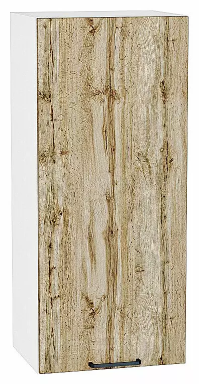 Шкаф верхний с 1-ой дверцей Флэт Wotan Oak 2S/Белый 920*400*318