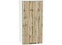 Шкаф верхний с 1-ой дверцей Флэт Wotan Oak 2S/Белый 920*450*318
