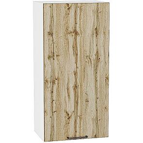 Шкаф верхний с 1-ой дверцей Флэт Wotan Oak 2S/Белый 920*450*318