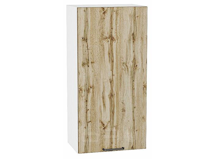 Шкаф верхний с 1-ой дверцей Флэт Wotan Oak 2S/Белый 920*450*318