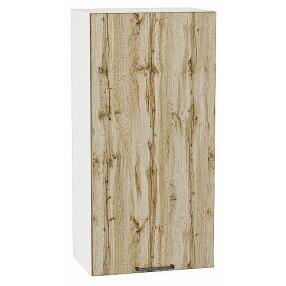 Шкаф верхний с 1-ой дверцей Флэт Wotan Oak 2S/Белый 920*450*318