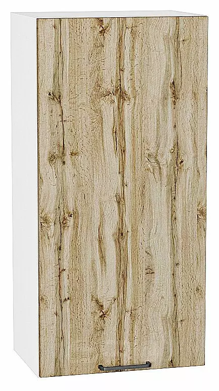 Шкаф верхний с 1-ой дверцей Флэт Wotan Oak 2S/Белый 920*450*318