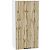 Шкаф верхний с 1-ой дверцей Флэт Wotan Oak 2S/Белый 920*500*318