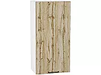 Шкаф верхний с 1-ой дверцей Флэт Wotan Oak 2S/Белый 920*500*318