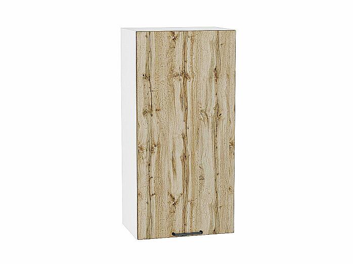 Шкаф верхний с 1-ой дверцей Флэт Wotan Oak 2S/Белый 920*500*318