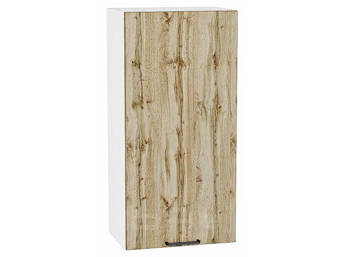 Шкаф верхний с 1-ой дверцей Флэт Wotan Oak 2S/Белый 920*500*318