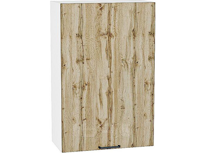 Шкаф верхний с 1-ой дверцей Флэт Wotan Oak 2S/Белый 920*600*318
