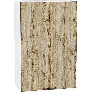 Шкаф верхний с 1-ой дверцей Флэт Wotan Oak 2S/Белый 920*600*318