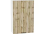 Шкаф верхний с 1-ой дверцей Флэт Wotan Oak 2S/Белый 920*600*318