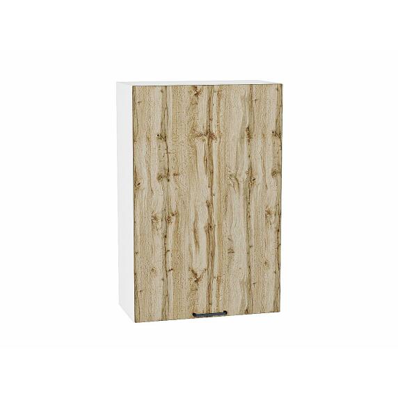 Шкаф верхний с 1-ой дверцей Флэт Wotan Oak 2S/Белый 920*600*318