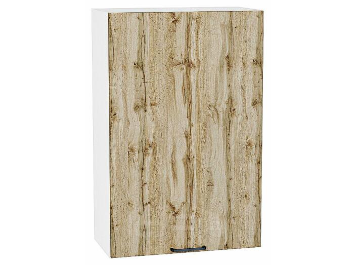 Шкаф верхний с 1-ой дверцей Флэт Wotan Oak 2S/Белый 920*600*318