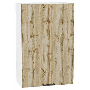 Шкаф верхний с 1-ой дверцей Флэт Wotan Oak 2S/Белый 920*600*318