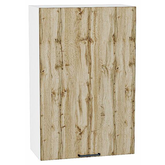 Шкаф верхний с 1-ой дверцей Флэт Wotan Oak 2S/Белый 920*600*318