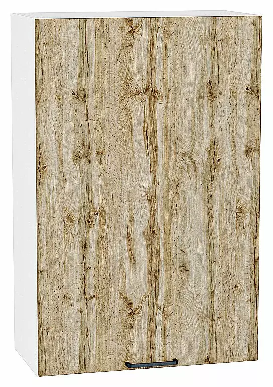 Шкаф верхний с 1-ой дверцей Флэт Wotan Oak 2S/Белый 920*600*318