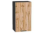 Шкаф верхний с 1-ой дверцей Флэт Wotan Oak 2S/Graphite 716*400*318