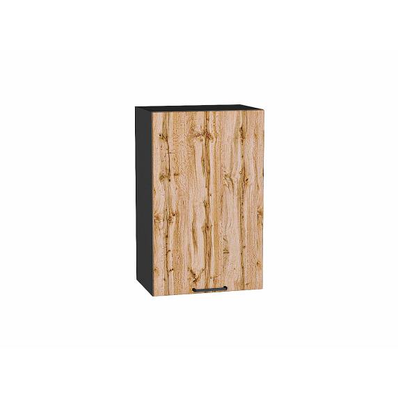 Шкаф верхний с 1-ой дверцей Флэт Wotan Oak 2S/Graphite 716*450*318