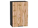 Шкаф верхний с 1-ой дверцей Флэт Wotan Oak 2S/Graphite 716*450*318