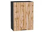 Шкаф верхний с 1-ой дверцей Флэт Wotan Oak 2S/Graphite 716*500*318