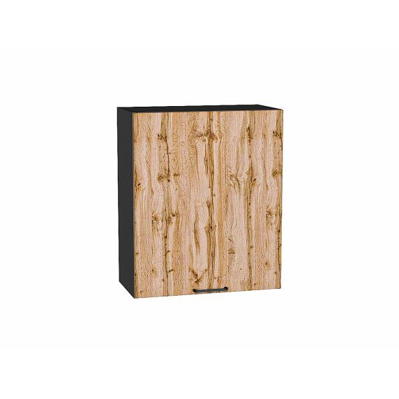 Шкаф верхний с 1-ой дверцей Флэт Wotan Oak 2S/Graphite 716*600*318
