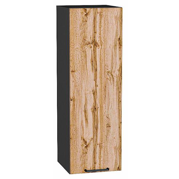 Шкаф верхний с 1-ой дверцей Флэт Wotan Oak 2S/Graphite 920*300*318