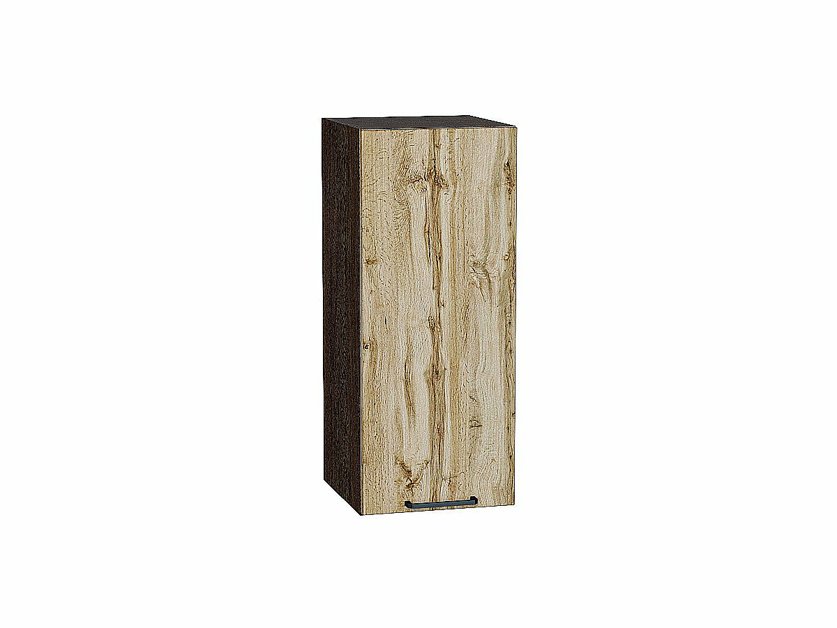 Шкаф верхний с 1-ой дверцей Флэт Wotan Oak 2S/Графит 716*300*318