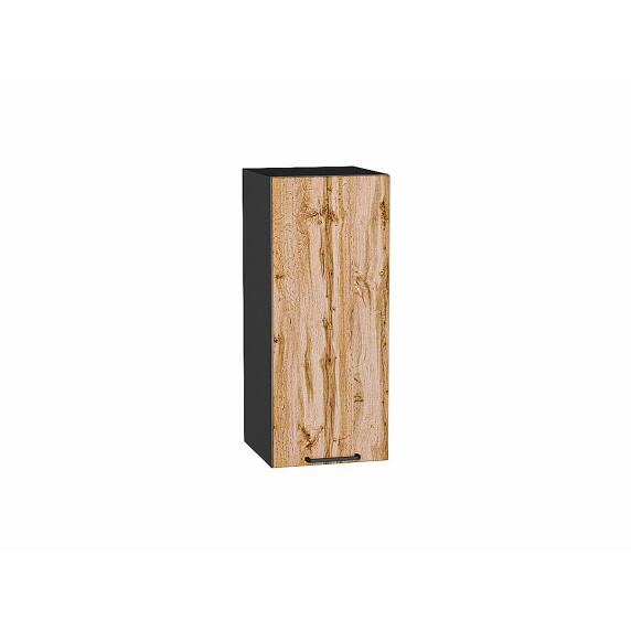 Шкаф верхний с 1-ой дверцей Флэт Wotan Oak 2S/Graphite 716*300*318