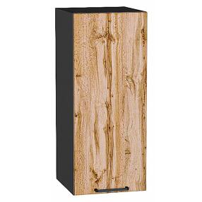 Шкаф верхний с 1-ой дверцей Флэт Wotan Oak 2S/Graphite 716*300*318