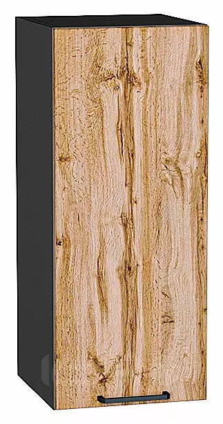 Шкаф верхний с 1-ой дверцей Флэт Wotan Oak 2S/Graphite 716*300*318