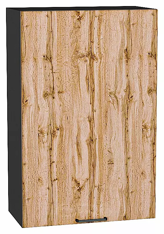 Шкаф верхний с 1-ой дверцей Флэт Wotan Oak 2S/Graphite 920*600*318