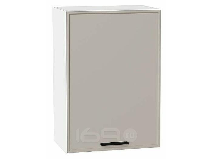 Шкаф верхний с 1-ой дверцей Фрейм Clay Silk/Белый 716*500*324