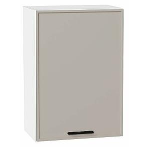 Шкаф верхний с 1-ой дверцей Фрейм Clay Silk/Белый 716*500*324