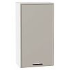 Шкаф верхний с 1-ой дверцей Фрейм Clay Silk/Белый 920*500*324