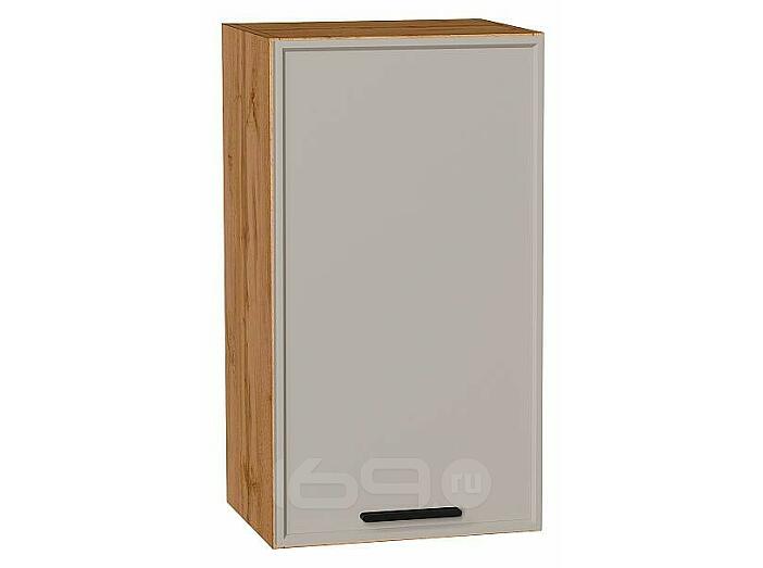 Шкаф верхний с 1-ой дверцей Фрейм Clay Silk/Дуб Вотан 716*400*324