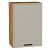 Шкаф верхний с 1-ой дверцей Фрейм Clay Silk/Дуб Вотан 716*500*324