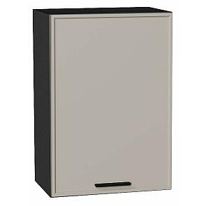 Шкаф верхний с 1-ой дверцей Фрейм Clay Silk/Graphite 716*500*324