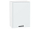 Шкаф верхний с 1-ой дверцей Фрейм White Silk/Белый 716*500*324