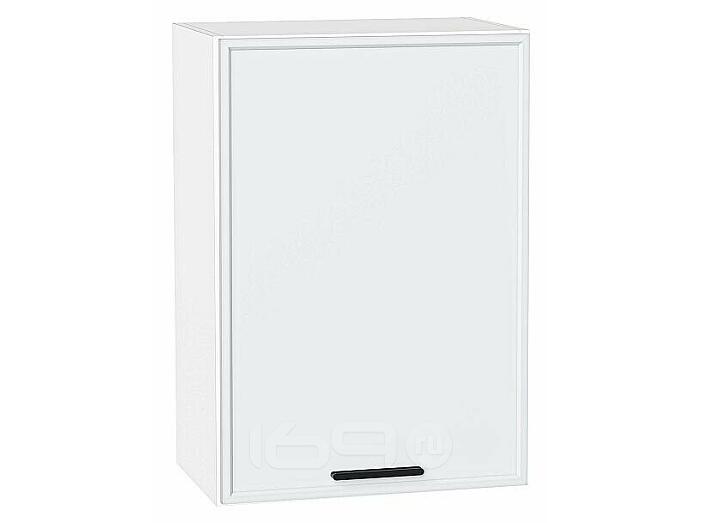 Шкаф верхний с 1-ой дверцей Фрейм White Silk/Белый 716*500*324