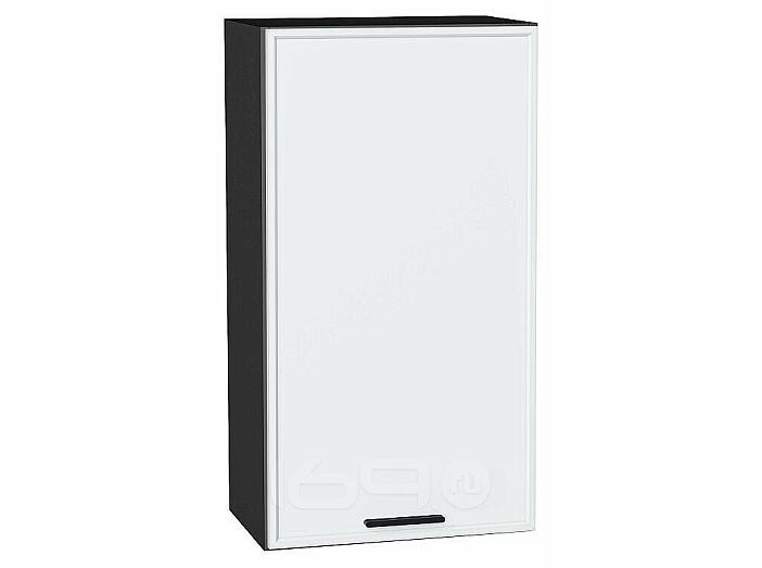 Шкаф верхний с 1-ой дверцей Фрейм White Silk/Graphite 920*500*324