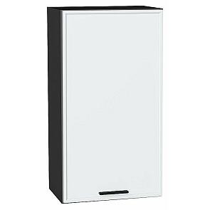 Шкаф верхний с 1-ой дверцей Фрейм White Silk/Graphite 920*500*324