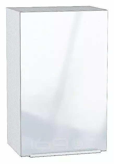 Шкаф верхний с 1-ой дверцей Фьюжн Angel Белый 716*450*320