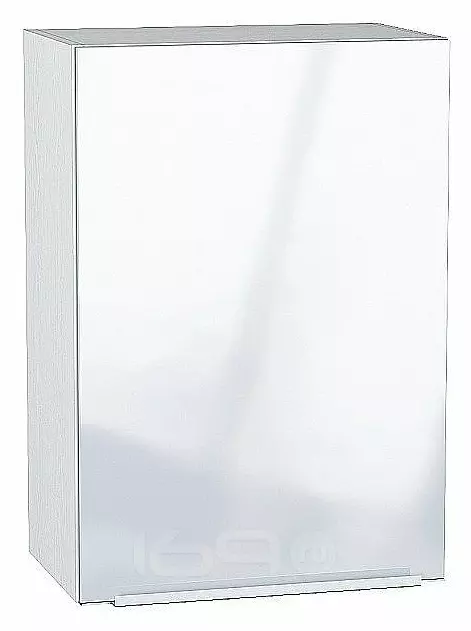 Шкаф верхний с 1-ой дверцей Фьюжн Angel Белый 716*500*320