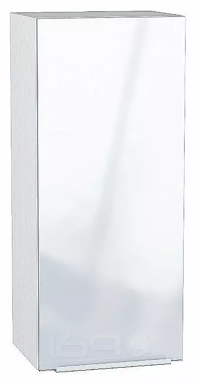 Шкаф верхний с 1-ой дверцей Фьюжн Angel Белый 920*400*320