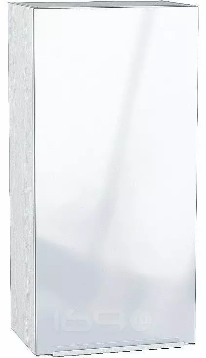 Шкаф верхний с 1-ой дверцей Фьюжн Angel Белый 920*450*320
