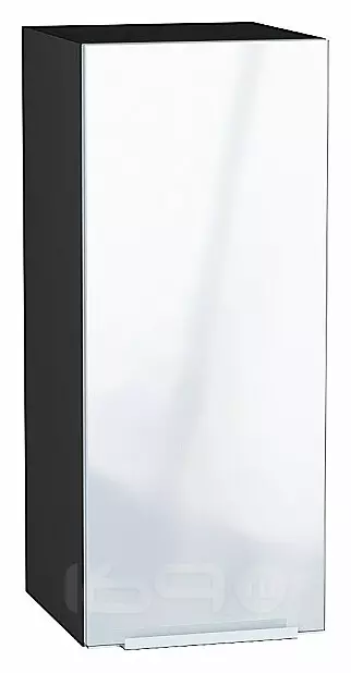 Шкаф верхний с 1-ой дверцей Фьюжн Angel Graphite 716*300*320