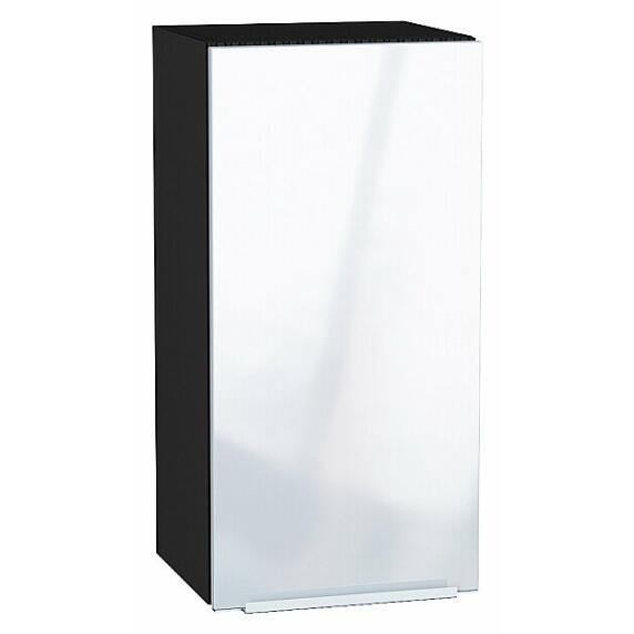 Шкаф верхний с 1-ой дверцей Фьюжн Angel Graphite 716*350*320