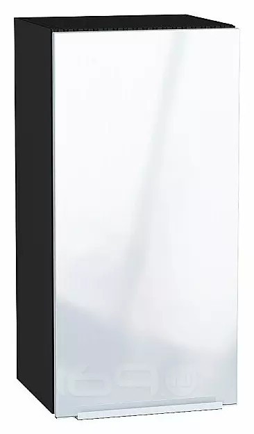 Шкаф верхний с 1-ой дверцей Фьюжн Angel Graphite 716*350*320