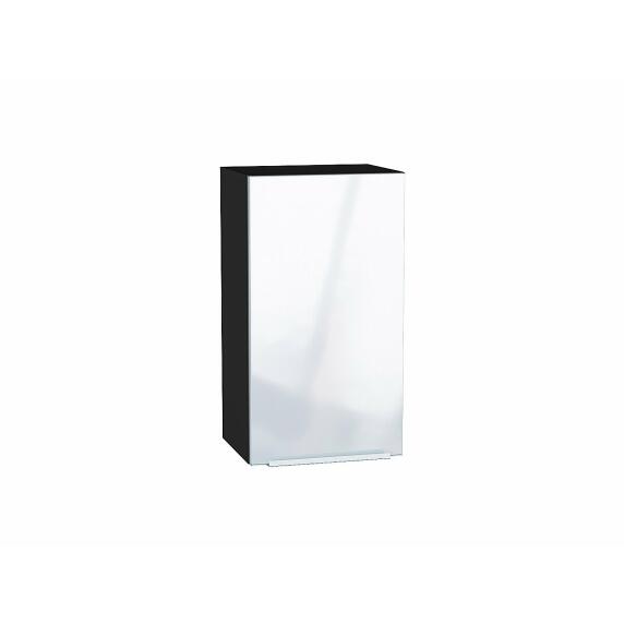 Шкаф верхний с 1-ой дверцей Фьюжн Angel Graphite 716*400*320