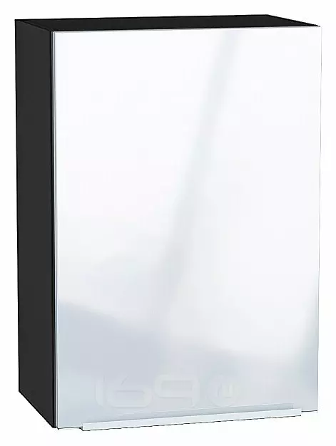 Шкаф верхний с 1-ой дверцей Фьюжн Angel Graphite 716*500*320